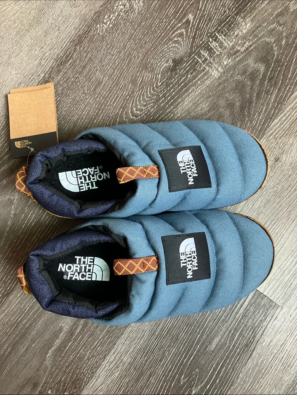 The North Face Men’s Nuptse Mule Denim Light Denim